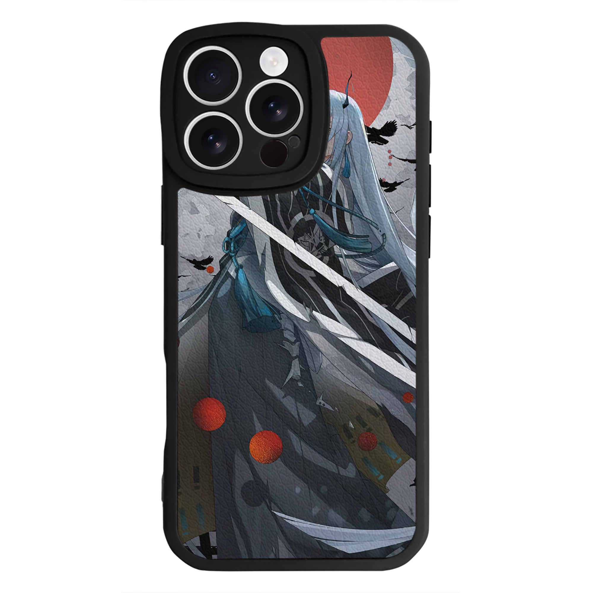 （画像用） 刀剣乱舞 Touken Ranbu 【iPhone 16シリーズ対応】シリコンスマホケース（レザー調） 材質：シリコン